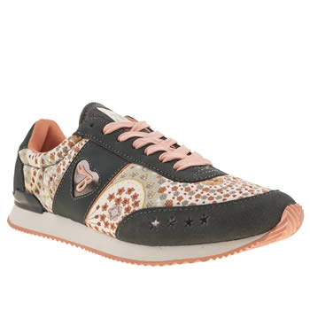 womens babycham pale blue maya paisley trainers womens babycham pale blue maya paisley trainers