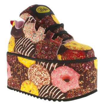 womens buffalo multi scary super doughnuts trainers womens buffalo multi scary super doughnuts trainers