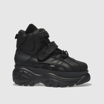 BUFFALO LONDON BLACK CLASSIC HI TRAINERS BUFFALO LONDON BLACK CLASSIC HI TRAINERS