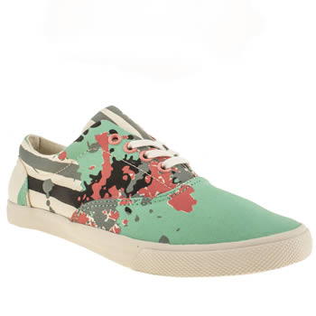 womens bucketfeet green & stone bad panda lace trainers womens bucketfeet green & stone bad panda lace trainers