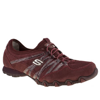 womens skechers burgundy bikers hot ticket trainers womens skechers burgundy bikers hot ticket trainers