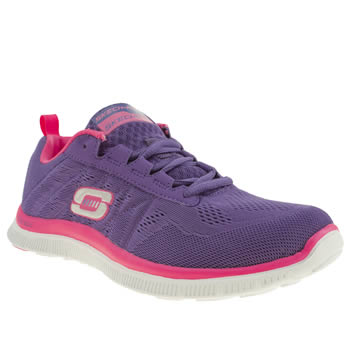 womens skechers purple flex appeal sweet trainers womens skechers purple flex appeal sweet trainers