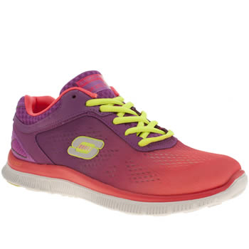 womens skechers purple flex appeal style icon trainers womens skechers purple flex appeal style icon trainers