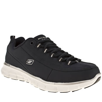 womens skechers navy synergy trend setter trainers womens skechers navy synergy trend setter trainers