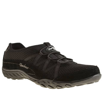 womens skechers black breathe easy relaxation trainers womens skechers black breathe easy relaxation trainers