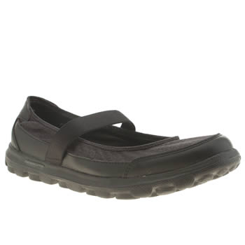 womens skechers black go walk legacy trainers womens skechers black go walk legacy trainers