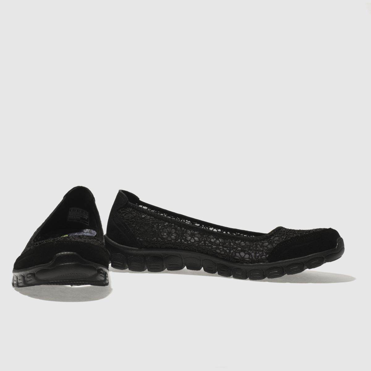 womens black skechers ez flex 3-0 trainers | schuh