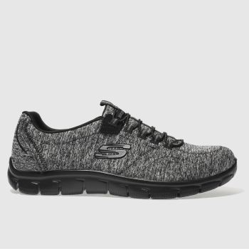 SKECHERS BLACK EMPIRE HEART TO HEART TRAINERS SKECHERS BLACK EMPIRE HEART TO HEART TRAINERS