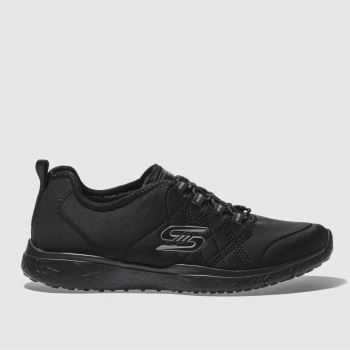 SKECHERS BLACK MICROBURST ON-THE-EDGE TRAINERS SKECHERS BLACK MICROBURST ON-THE-EDGE TRAINERS