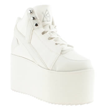 womens youth rise up white qozmo hi trainers womens youth rise up white qozmo hi trainers