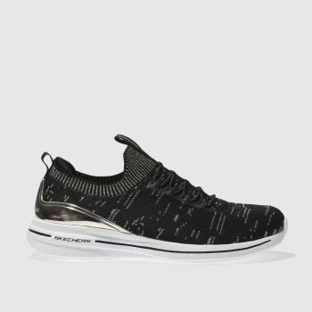 SKECHERS BLACK & GOLD BURST 2.0 TRAINERS SKECHERS BLACK & GOLD BURST 2.0 TRAINERS