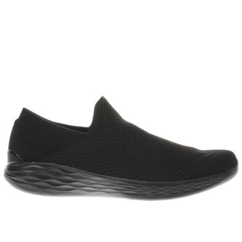SKECHERS BLACK YOU TRAINERS SKECHERS BLACK YOU TRAINERS