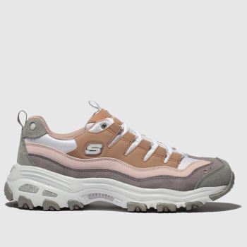skechers pink dlites sure thing trainers skechers pink dlites sure thing trainers