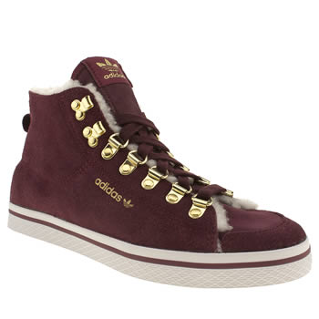 womens adidas burgundy honey hook trainers womens adidas burgundy honey hook trainers