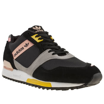womens adidas black & silver zx 700 contemp trainers womens adidas black & silver zx 700 contemp trainers