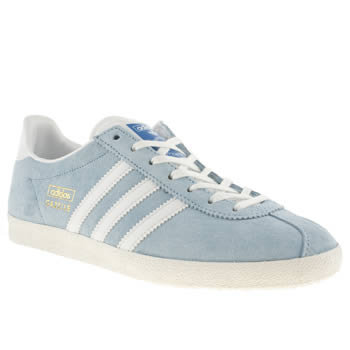 womens adidas pale blue gazelle og iii trainers womens adidas pale blue gazelle og iii trainers