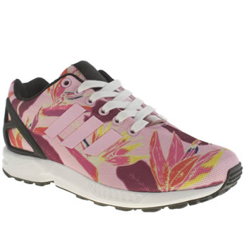 Womens Pink Adidas Zx Flux Trainers | schuh