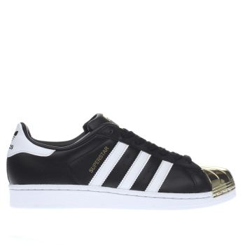 ADIDAS BLACK & GOLD SUPERSTAR 80S METAL TOE TRAINERS ADIDAS BLACK & GOLD SUPERSTAR 80S METAL TOE TRAINERS