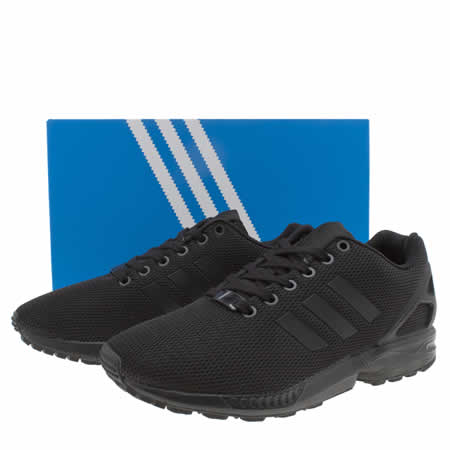 Mens Adidas ZX Flux Camo B24390 White Green Black Trainers