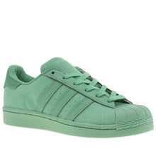 adidas originals superstar kids Green