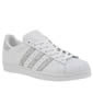 adidas superstar womens white and rose gold