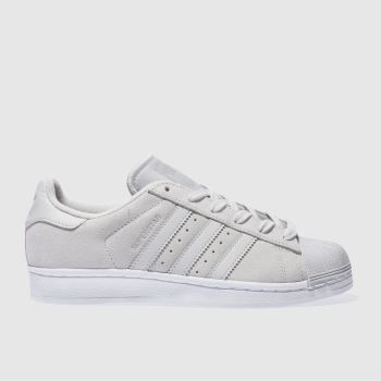 ADIDAS LIGHT GREY SUPERSTAR TRAINERS ADIDAS LIGHT GREY SUPERSTAR TRAINERS