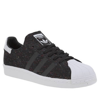 superstar primeknit womens Black