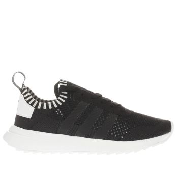 ADIDAS BLACK & WHITE PRIMEKNIT FLB TRAINERS ADIDAS BLACK & WHITE PRIMEKNIT FLB TRAINERS