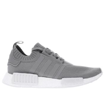 ADIDAS DARK GREY NMD_R1 PRIMEKNIT TRAINERS ADIDAS DARK GREY NMD_R1 PRIMEKNIT TRAINERS