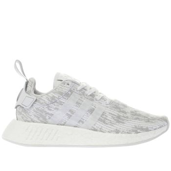 ADIDAS WHITE & GREY NMD_R2 TRAINERS ADIDAS WHITE & GREY NMD_R2 TRAINERS