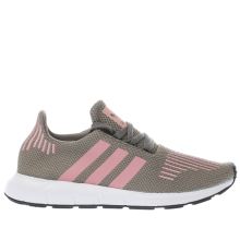 Adidas Khaki Swift Run Womens Trainers