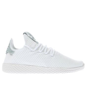 ADIDAS WHITE & GREEN PHARRELL WILLIAMS TENNIS HU TRAINERS ADIDAS WHITE & GREEN PHARRELL WILLIAMS TENNIS HU TRAINERS