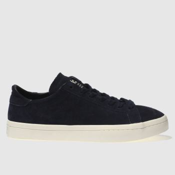 ADIDAS NAVY & WHITE COURT VANTAGE TRAINERS ADIDAS NAVY & WHITE COURT VANTAGE TRAINERS