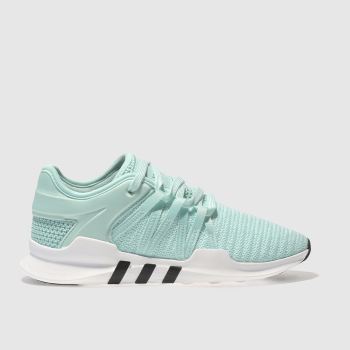 ADIDAS WHITE & GREEN EQT RACING ADV TRAINERS ADIDAS WHITE & GREEN EQT RACING ADV TRAINERS