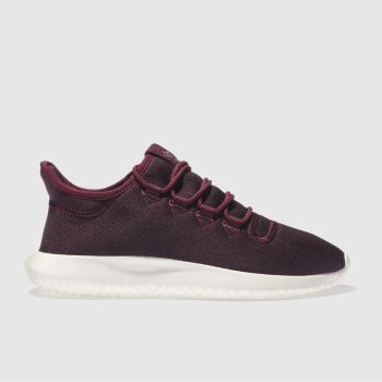 ADIDAS BURGUNDY TUBULAR SHADOW TRAINERS ADIDAS BURGUNDY TUBULAR SHADOW TRAINERS