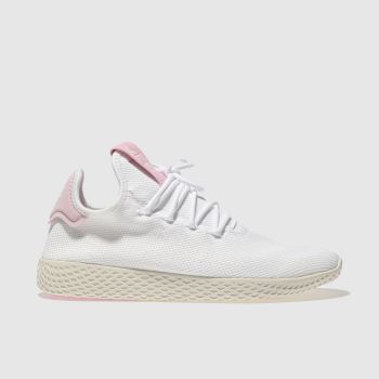 ADIDAS WHITE & PINK PHARRELL WILLLIAMS TENNIS HU TRAINERS ADIDAS WHITE & PINK PHARRELL WILLLIAMS TENNIS HU TRAINERS