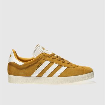 ADIDAS YELLOW GAZELLE SUEDE TRAINERS ADIDAS YELLOW GAZELLE SUEDE TRAINERS