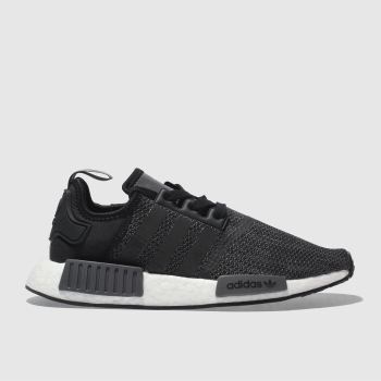 ADIDAS GREY & BLACK NMD R1 TRAINERS ADIDAS GREY & BLACK NMD R1 TRAINERS