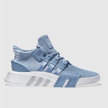 ADIDAS PALE BLUE EQT BASK ADV TRAINERS ADIDAS PALE BLUE EQT BASK ADV TRAINERS