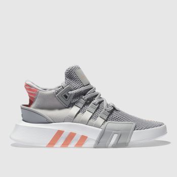 ADIDAS GREY EQT BASK ADV TRAINERS ADIDAS GREY EQT BASK ADV TRAINERS