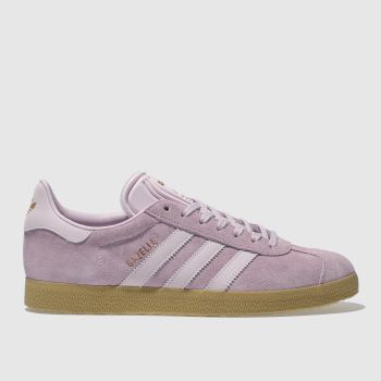 ADIDAS LILAC GAZELLE TRAINERS ADIDAS LILAC GAZELLE TRAINERS