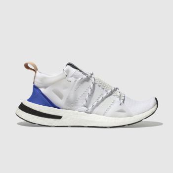 ADIDAS WHITE & BLUE ARKYN TRAINERS ADIDAS WHITE & BLUE ARKYN TRAINERS