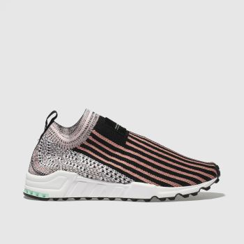 ADIDAS PINK & BLACK EQT SUPPORT PRIMEKNIT 1/3 TRAINERS ADIDAS PINK & BLACK EQT SUPPORT PRIMEKNIT 1/3 TRAINERS