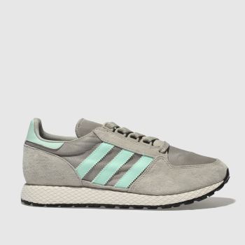 ADIDAS LIGHT GREY FOREST GROVE TRAINERS ADIDAS LIGHT GREY FOREST GROVE TRAINERS