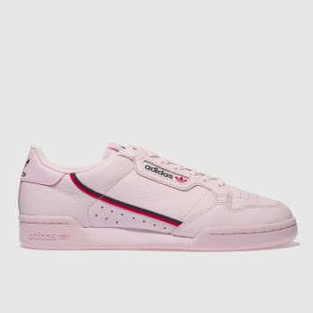 ADIDAS PINK CONTINENTAL 80 TRAINERS ADIDAS PINK CONTINENTAL 80 TRAINERS
