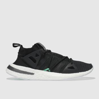 ADIDAS BLACK & GREEN ARKYN TRAINERS ADIDAS BLACK & GREEN ARKYN TRAINERS