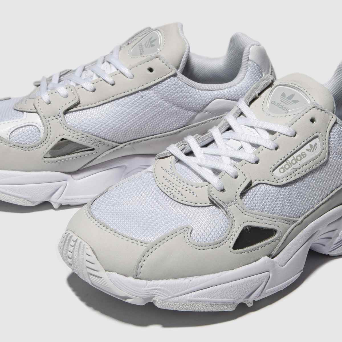 adidas white falcon trainers Adidas falcon 4