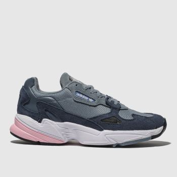 ADIDAS NAVY FALCON TRAINERS ADIDAS NAVY FALCON TRAINERS