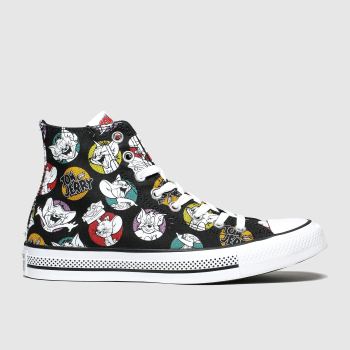 converse black & white all star hi tom & jerry trainers converse black & white all star hi tom & jerry trainers