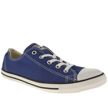 womens converse blue all star dainty canvas trainers womens converse blue all star dainty canvas trainers
